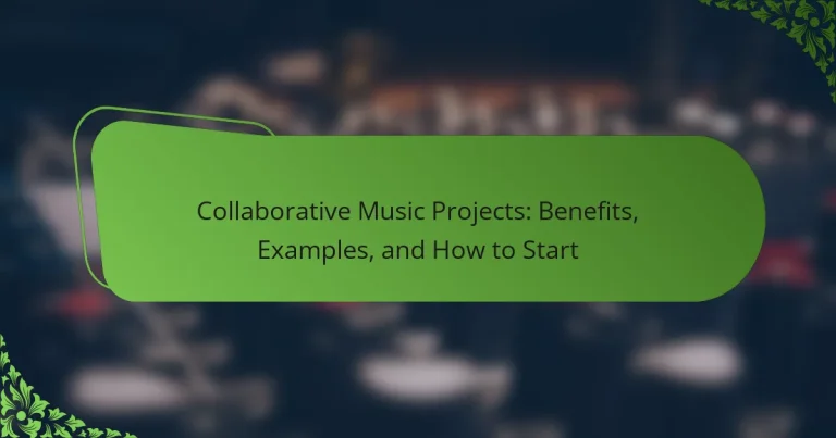 Collaborative Music Projects: Benefits, Examples, and How to Start
