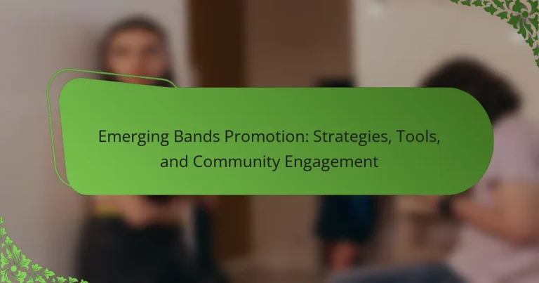 Emerging Bands Promotion: Strategies, Tools, and Community Engagement